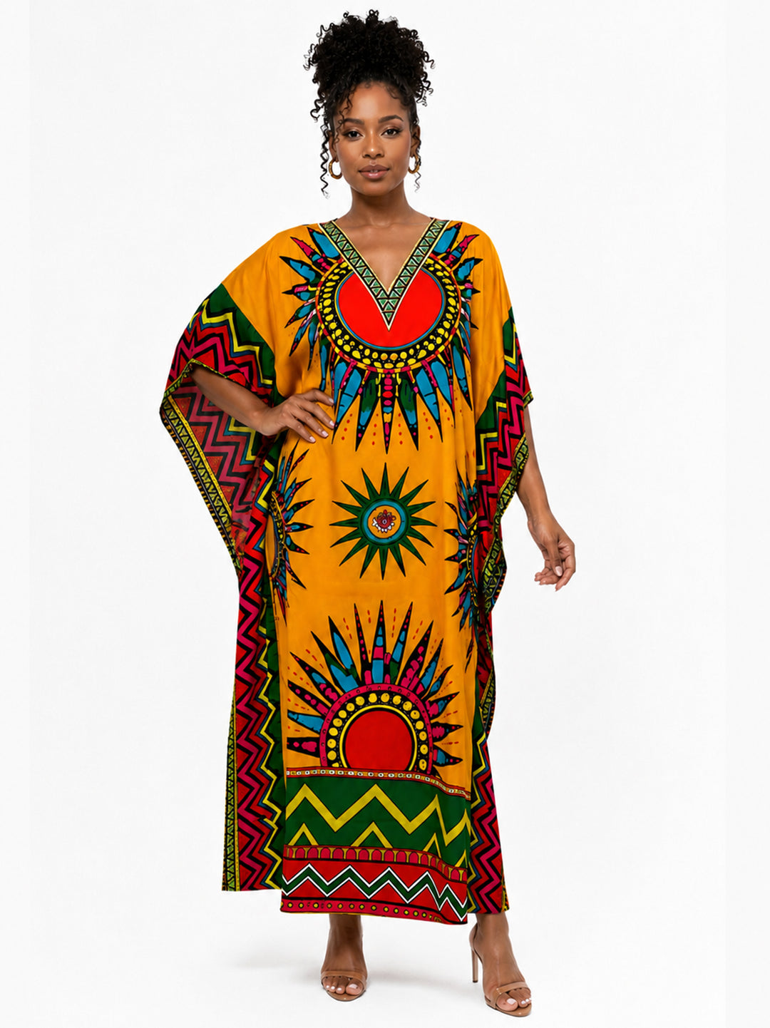 Microfiber Long Caftan