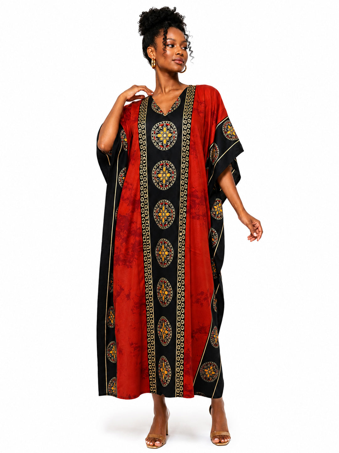 Microfiber Long Caftan