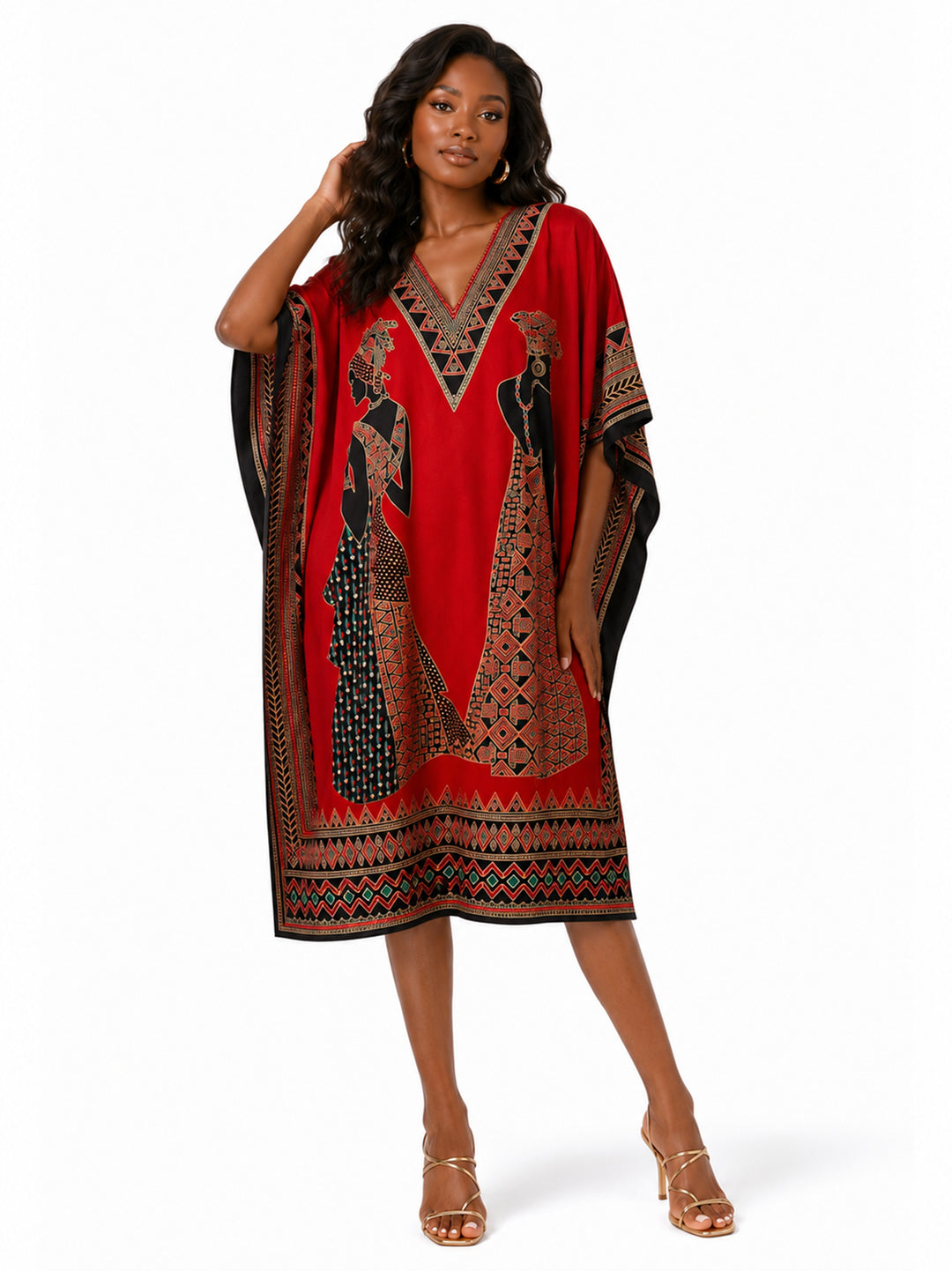 Microfiber Short Caftan