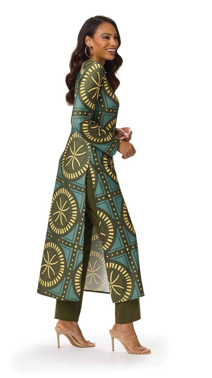 Geo Circle Print Pantset – Studio EY - Especially Yours