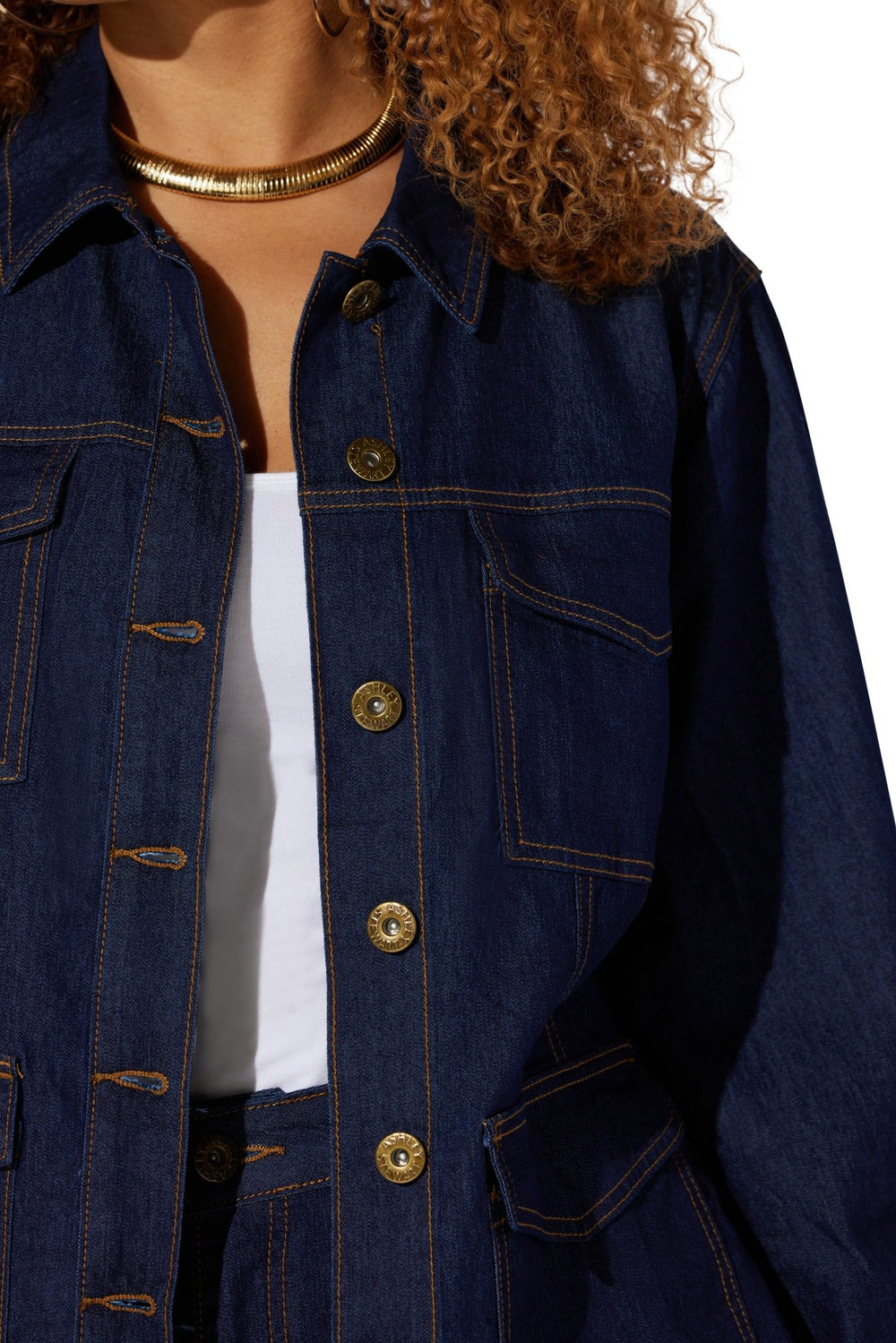 Dark Denim Utility Jacket by Studio EY - Especially Yours
