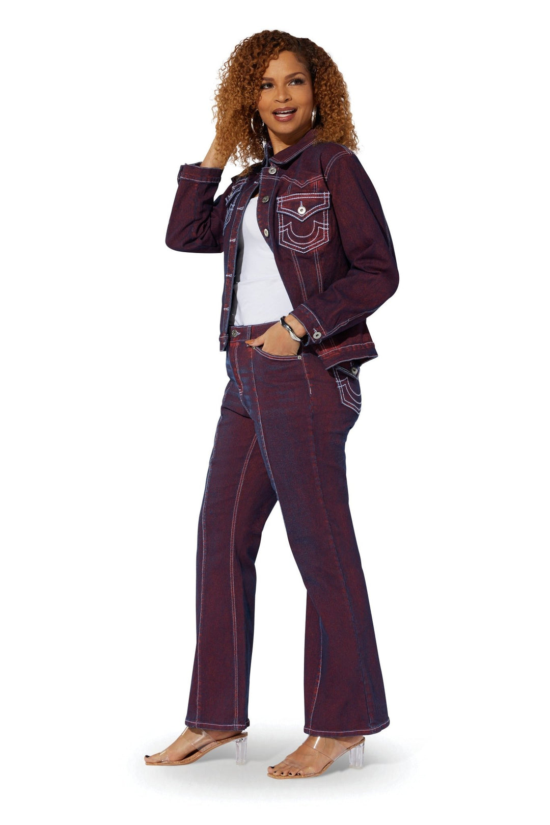 Overdyed Denim Trucker Jacket by Studio EY - Especially Yours