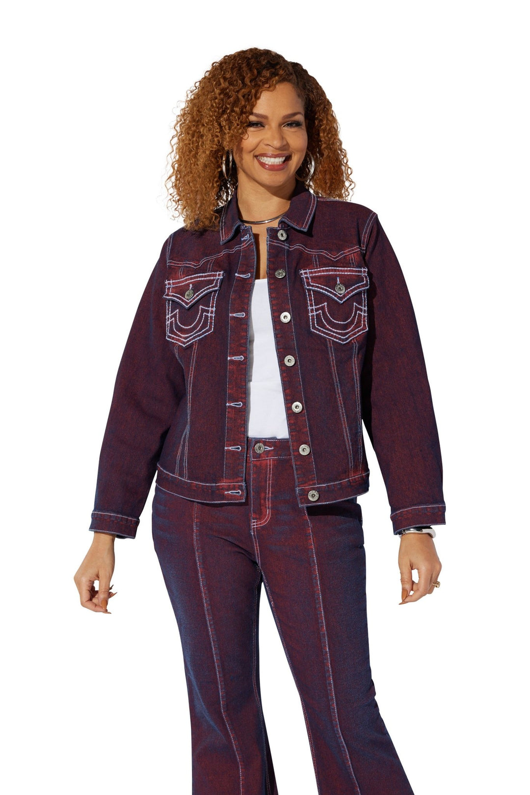 Overdyed Denim Trucker Jacket by Studio EY - Especially Yours