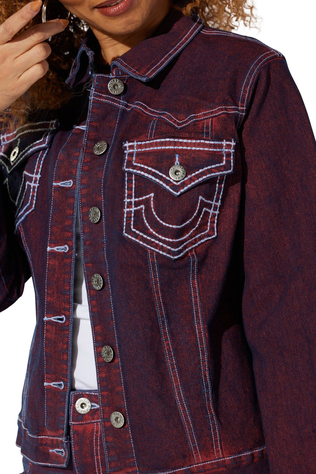 Overdyed Denim Trucker Jacket by Studio EY - Especially Yours