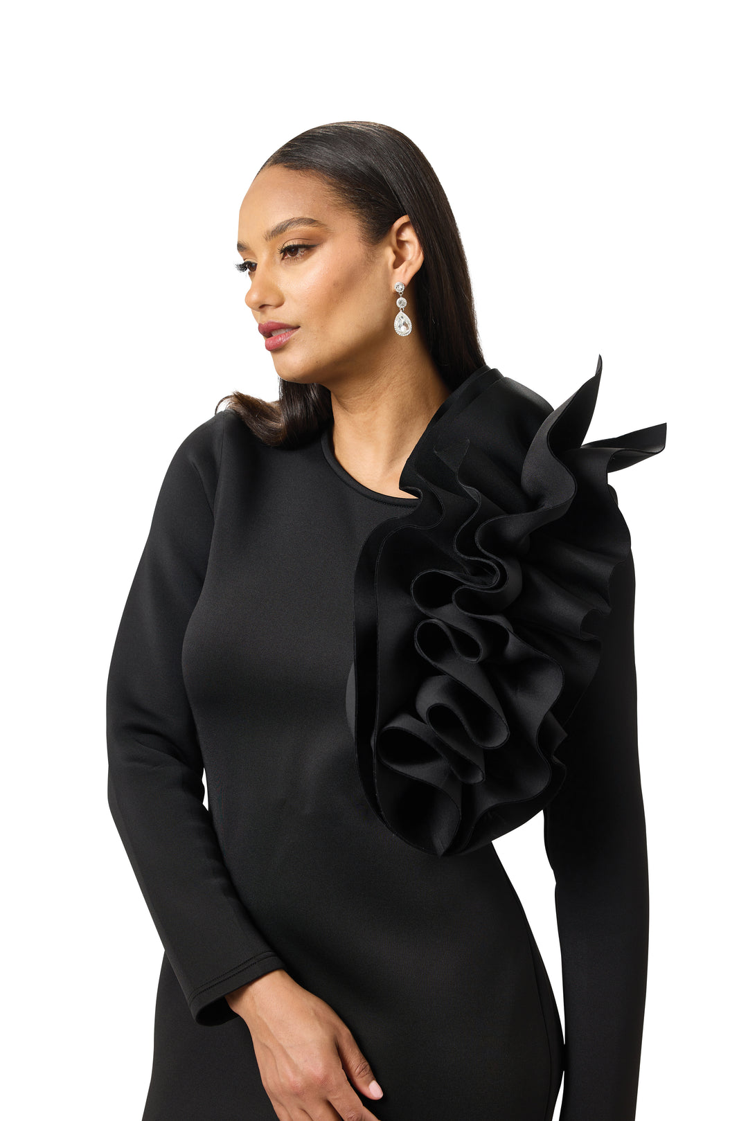 Ruffled Flounce Maxi Dress by EY Boutique