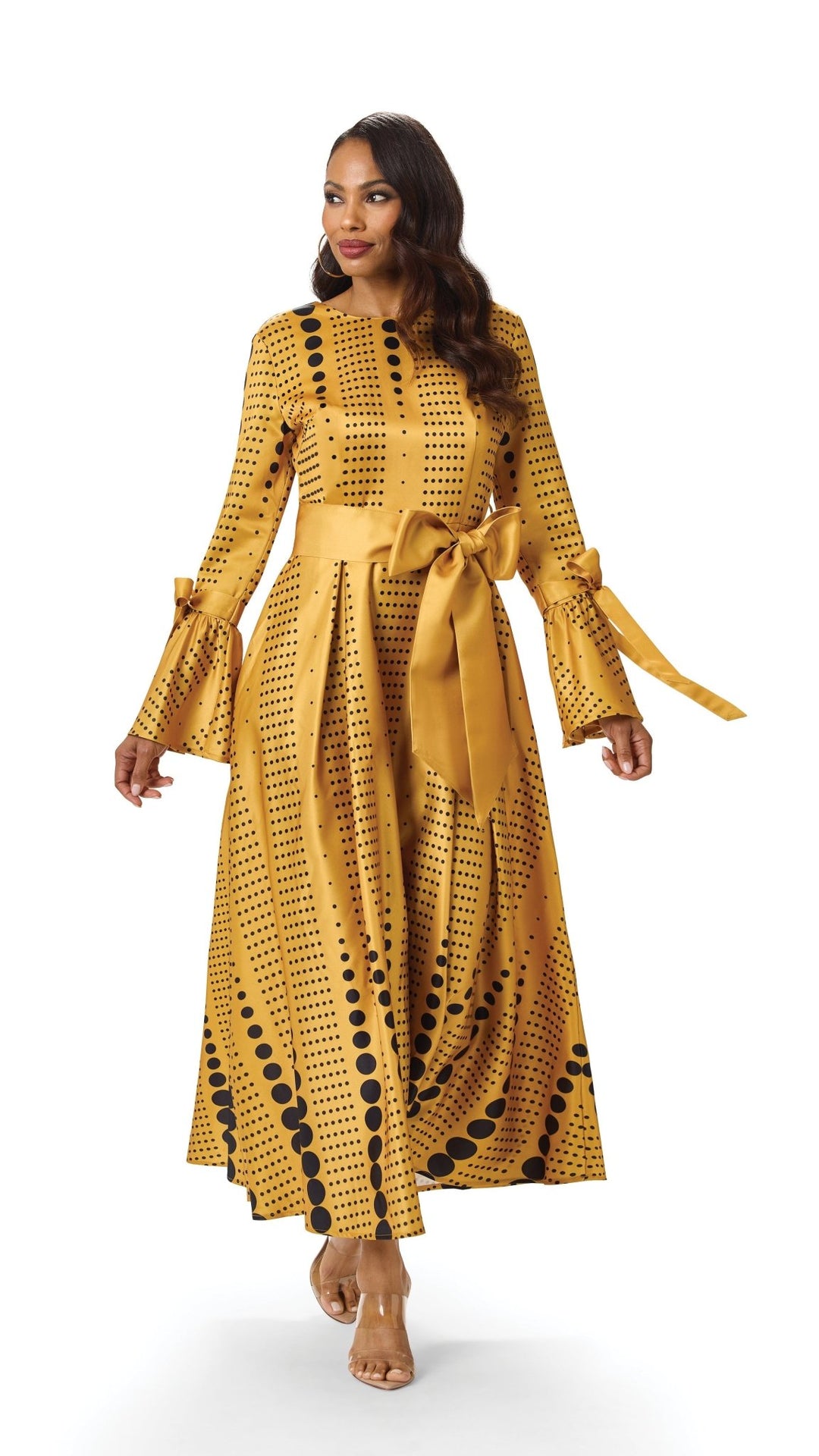 Dot Patterned Maxi Dress by EY Boutique - Especially Yours