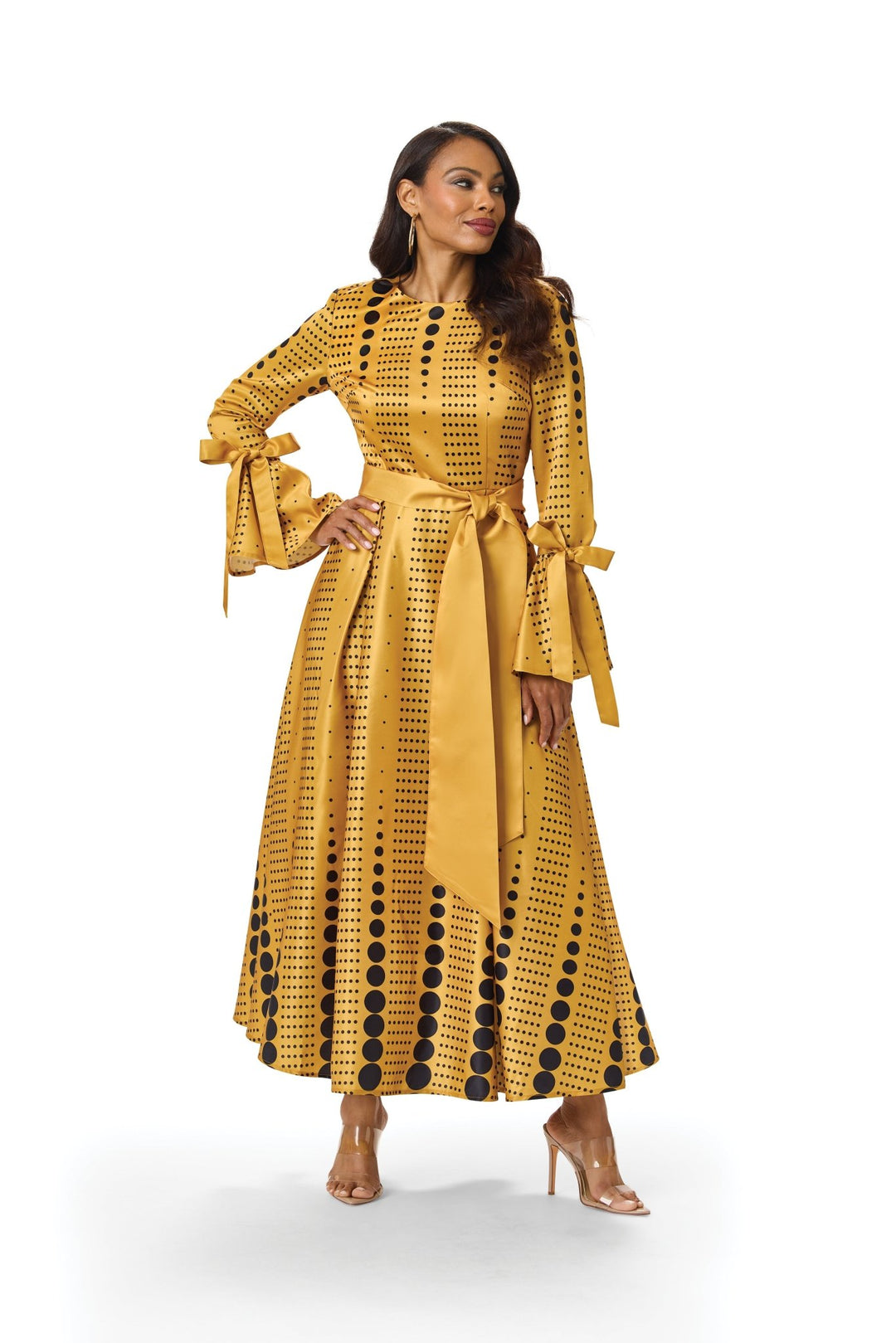 Dot Patterned Maxi Dress by EY Boutique - Especially Yours