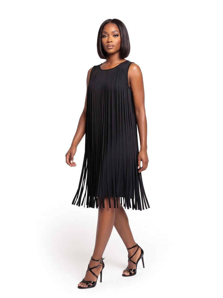 Fringe Overlay Midi Dress – Studio EY - Especially Yours