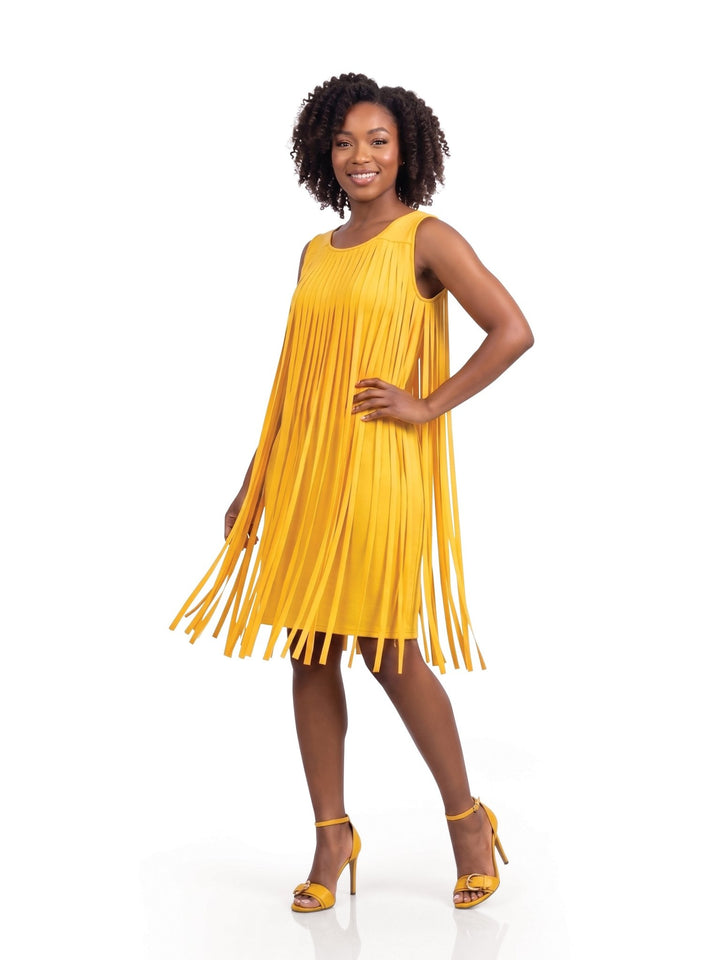 Fringe Overlay Midi Dress – Studio EY - Especially Yours