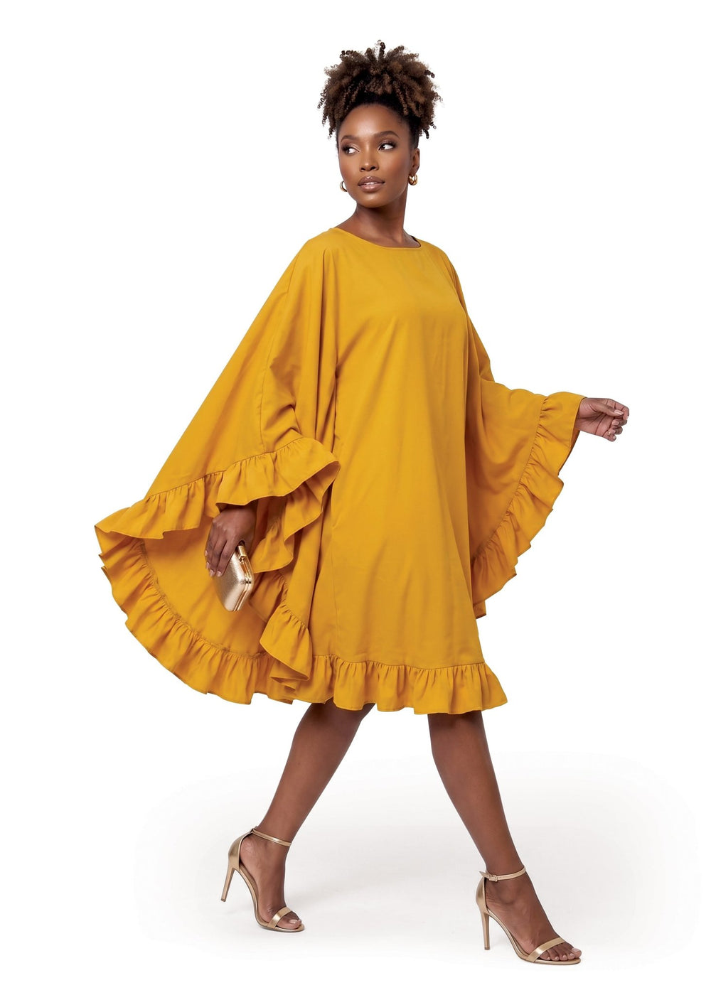 Ruffle Trim Midi Dress by Studio EY - Especially Yours