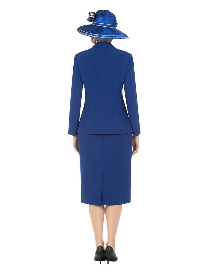 2pc Notch Collar 3-button Skirt Suit - Especially Yours