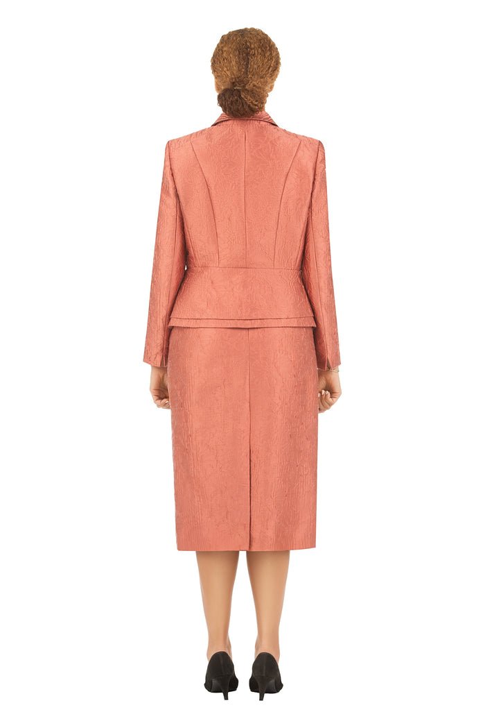 2pc Peplum Jkt+Skirt Suit in Brocade - Especially Yours