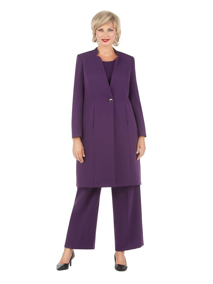 3pc Long Jkt+Cami+Pants Suit - Especially Yours