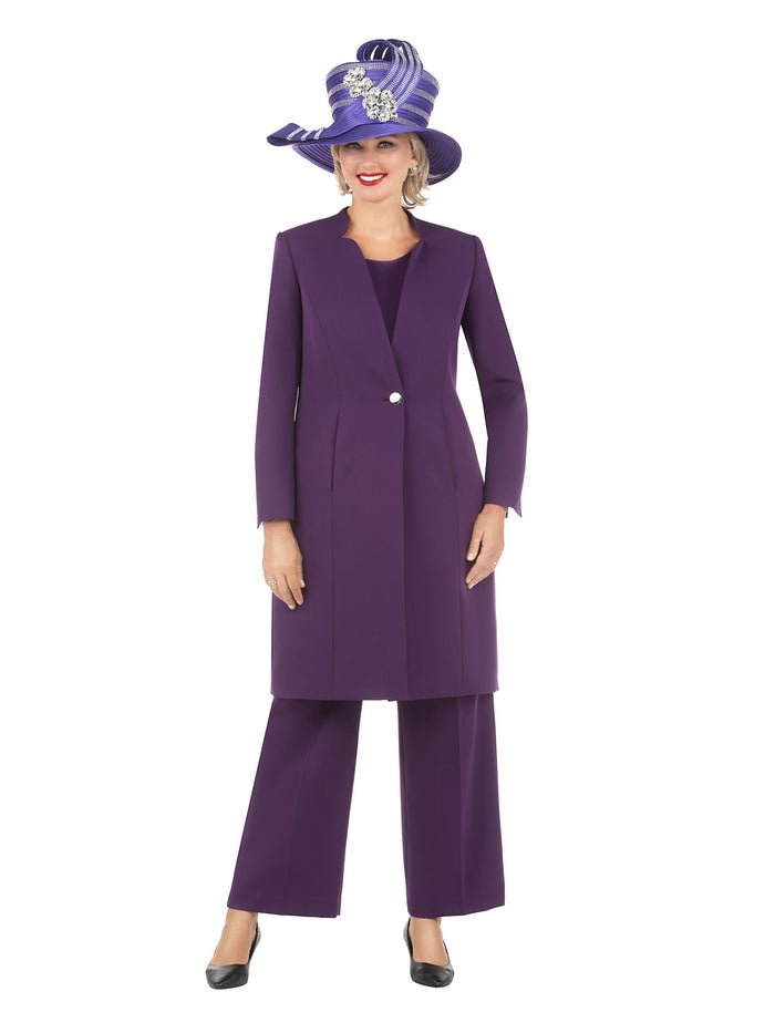 3pc Long Jkt+Cami+Pants Suit - Especially Yours