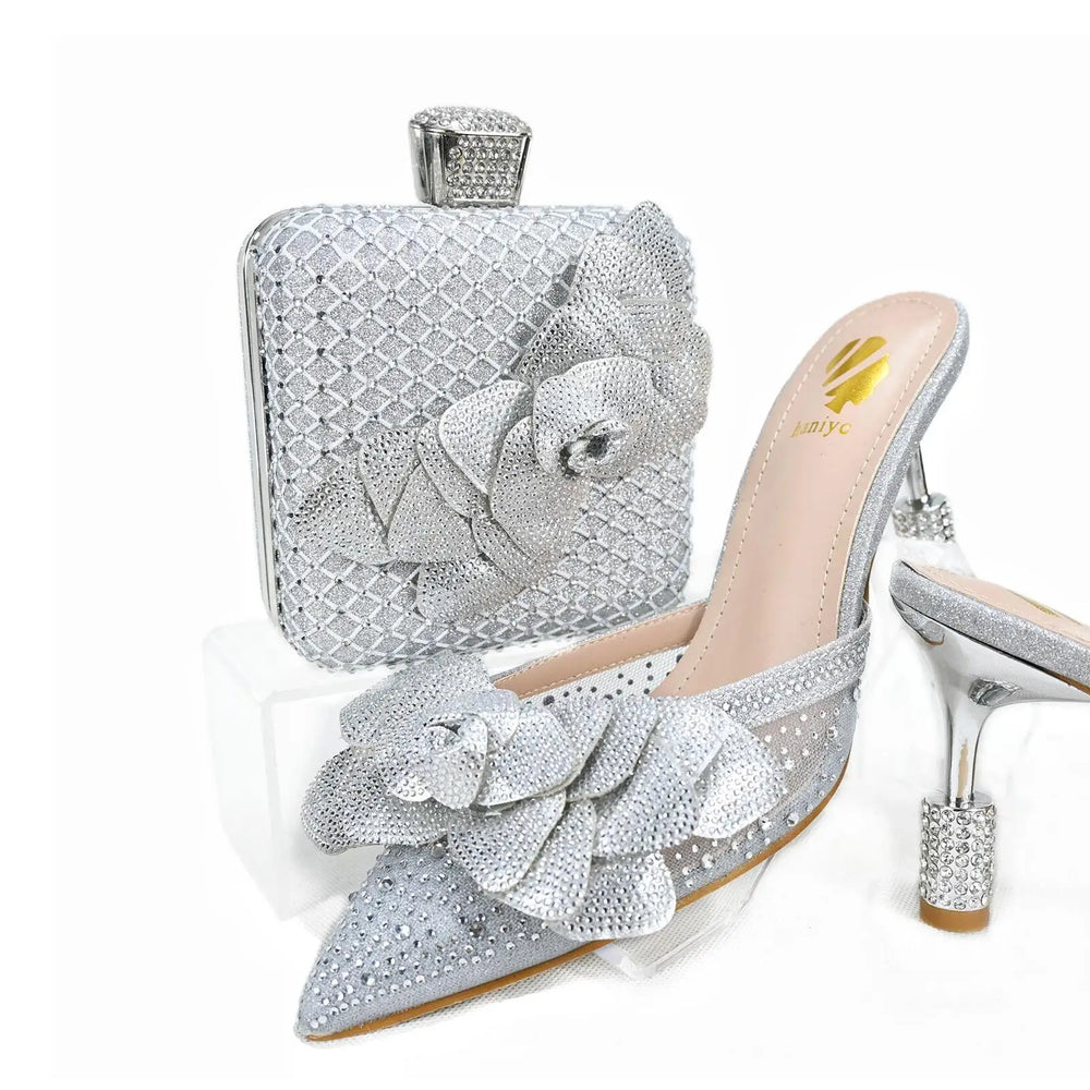 African Wedding Shoes and Bag Set HTG1 - 13 - Especially Yours