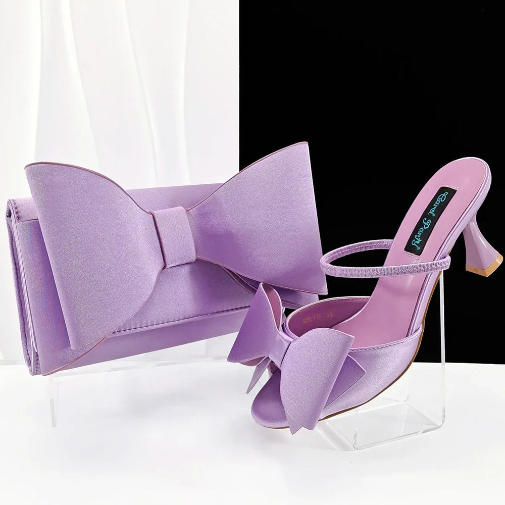 Lastest Italian Style Ladies Shoes with Matching Bag Set HVB1 - 1 - Especially Yours