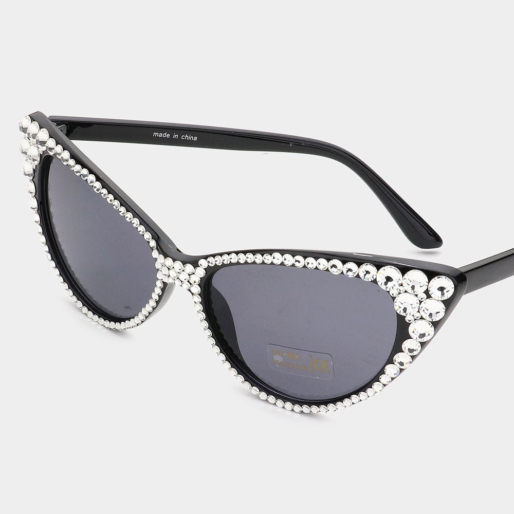 Crystal Cat Eye Sunglasses - Especially Yours