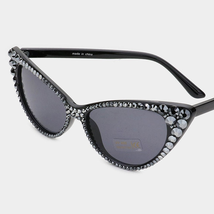 Crystal Cat Eye Sunglasses - Especially Yours