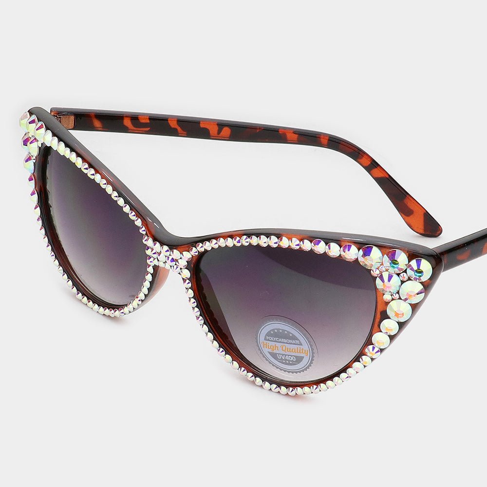 Crystal Cat Eye Sunglasses - Especially Yours