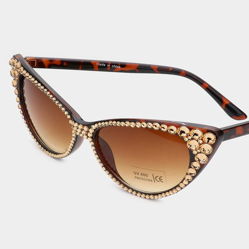 Crystal Cat Eye Sunglasses - Especially Yours