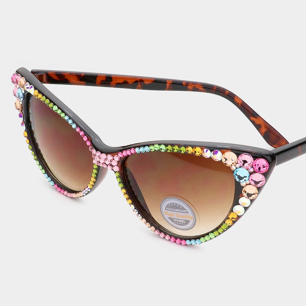 Crystal Cat Eye Sunglasses - Especially Yours