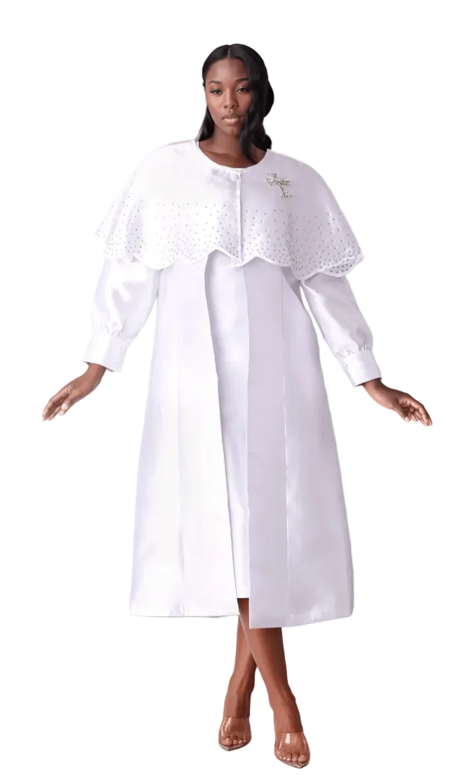 3-Piece Church Robe with Detachable Cape – 4866