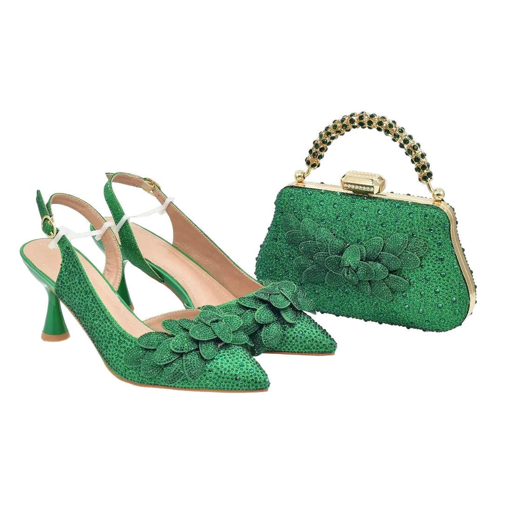 Women's Wedding Pointed Toe Shoes and Bag Set - ED120 - Especially Yours