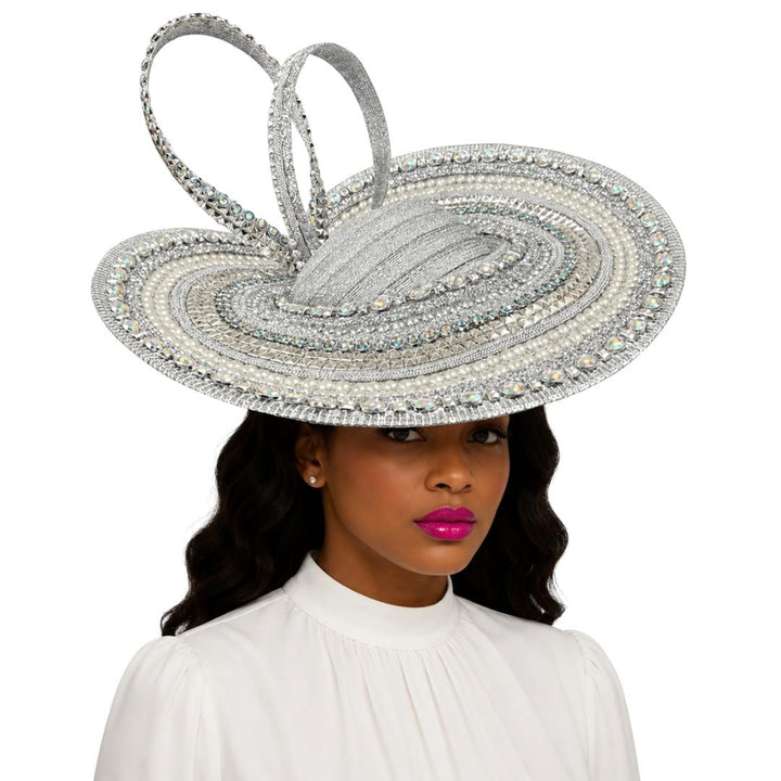 Murano Crystal Platter Church Hat - Whittall & Shon - Especially Yours