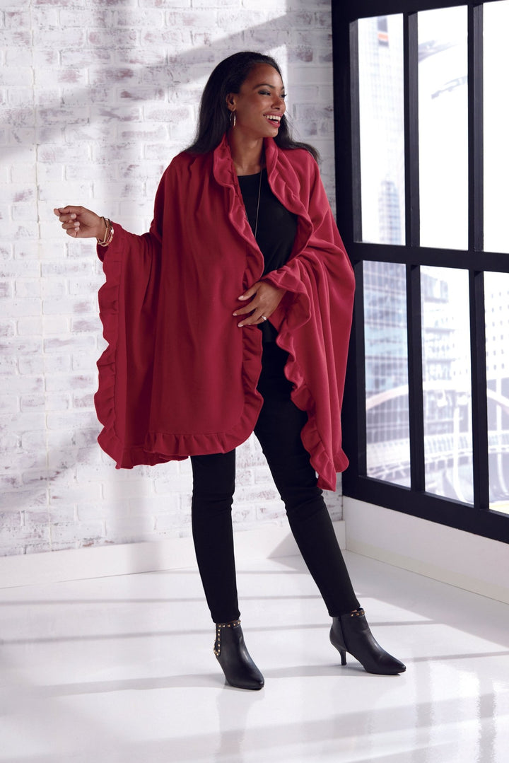 Wrapped in Ruffles Shawl by Studio EY - Especially Yours