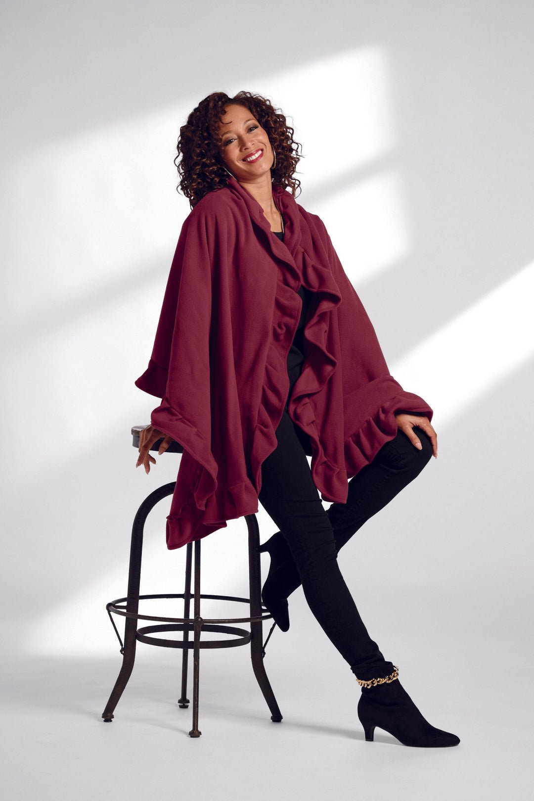 Wrapped in Ruffles Shawl by Studio EY - Especially Yours