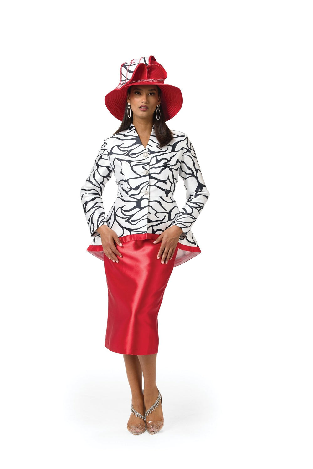 Imaginative Lines Peplum Suit by EY Boutique - Especially Yours