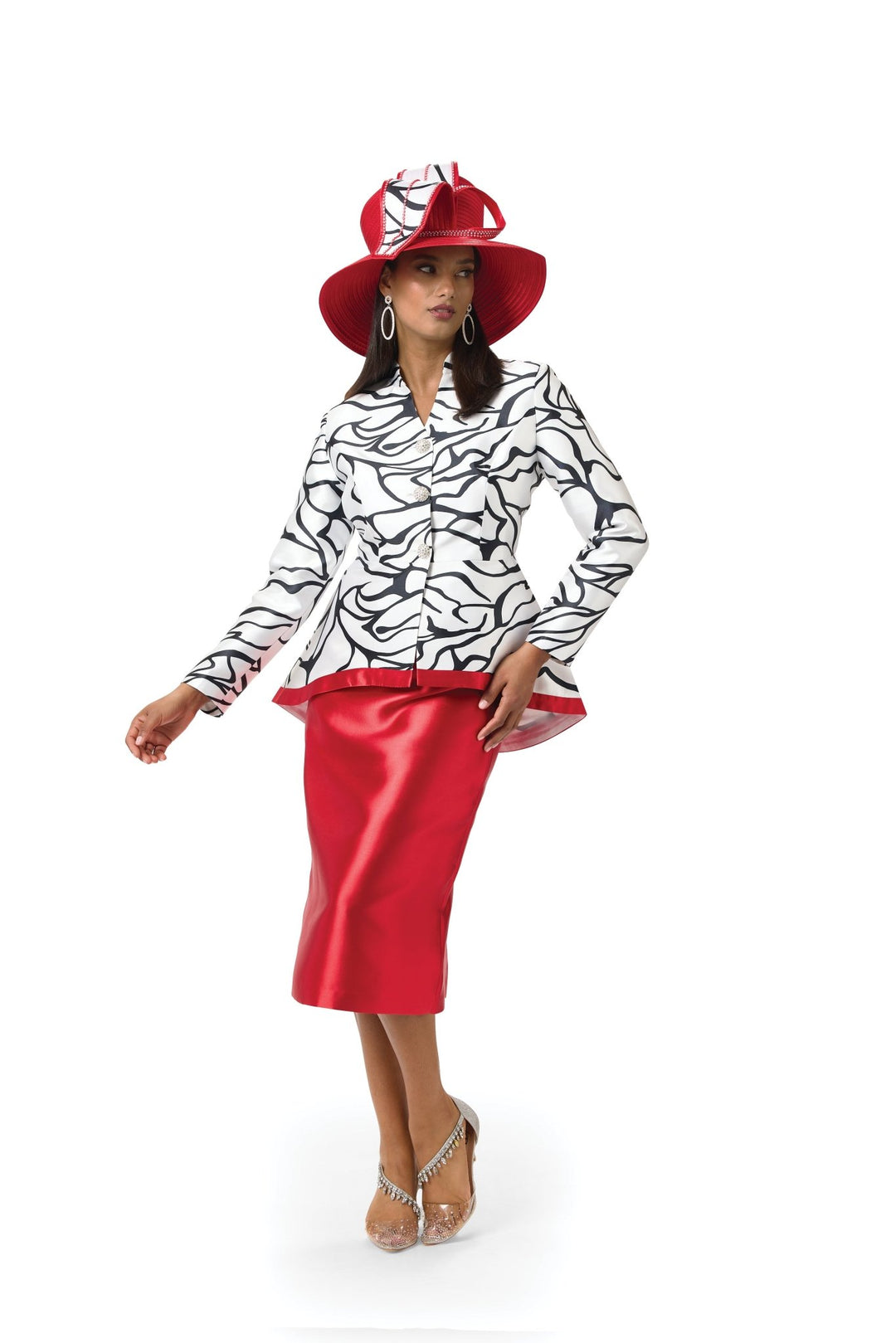 Imaginative Lines Peplum Suit by EY Boutique - Especially Yours