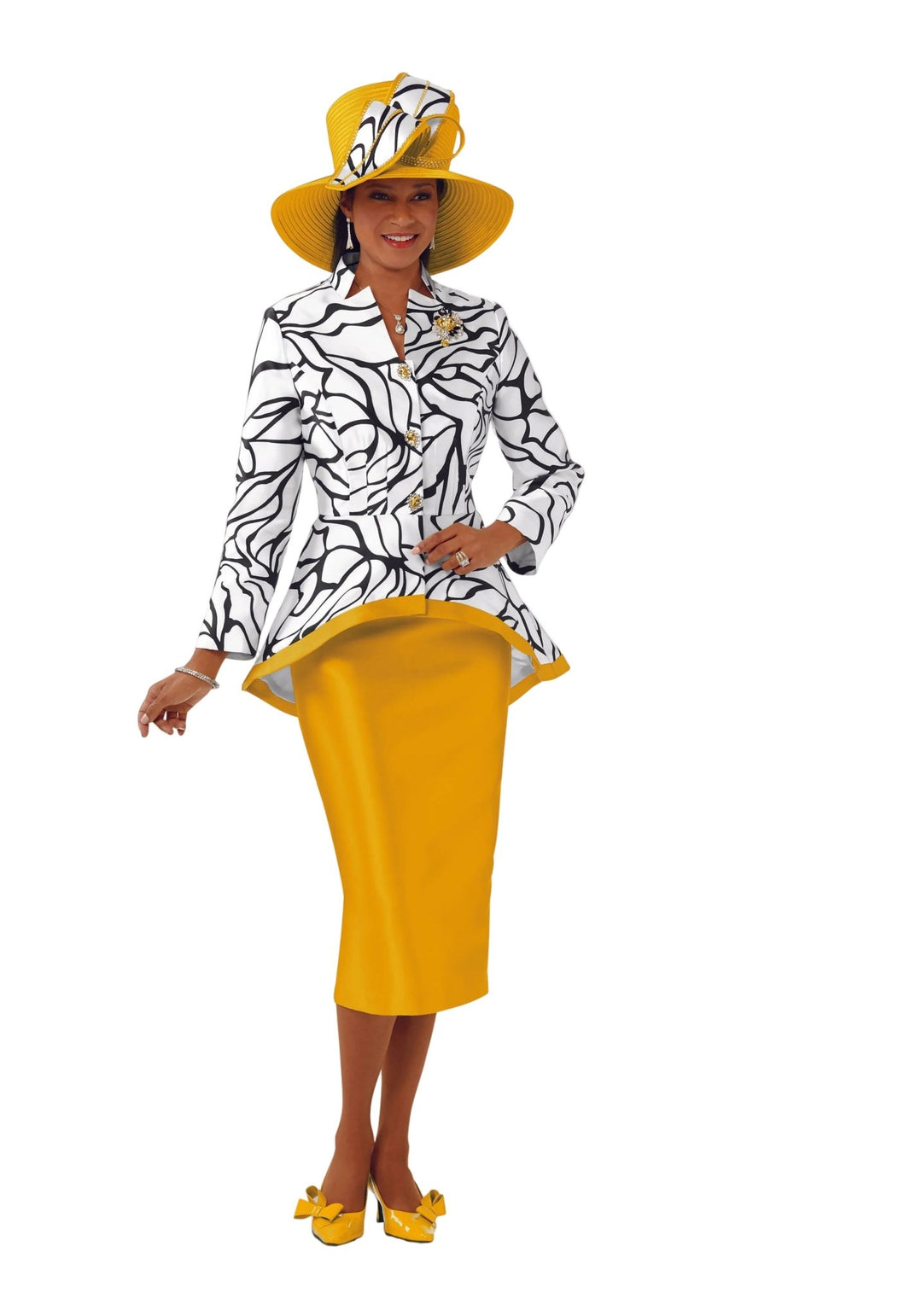 Imaginative Lines Peplum Suit - Especially Yours