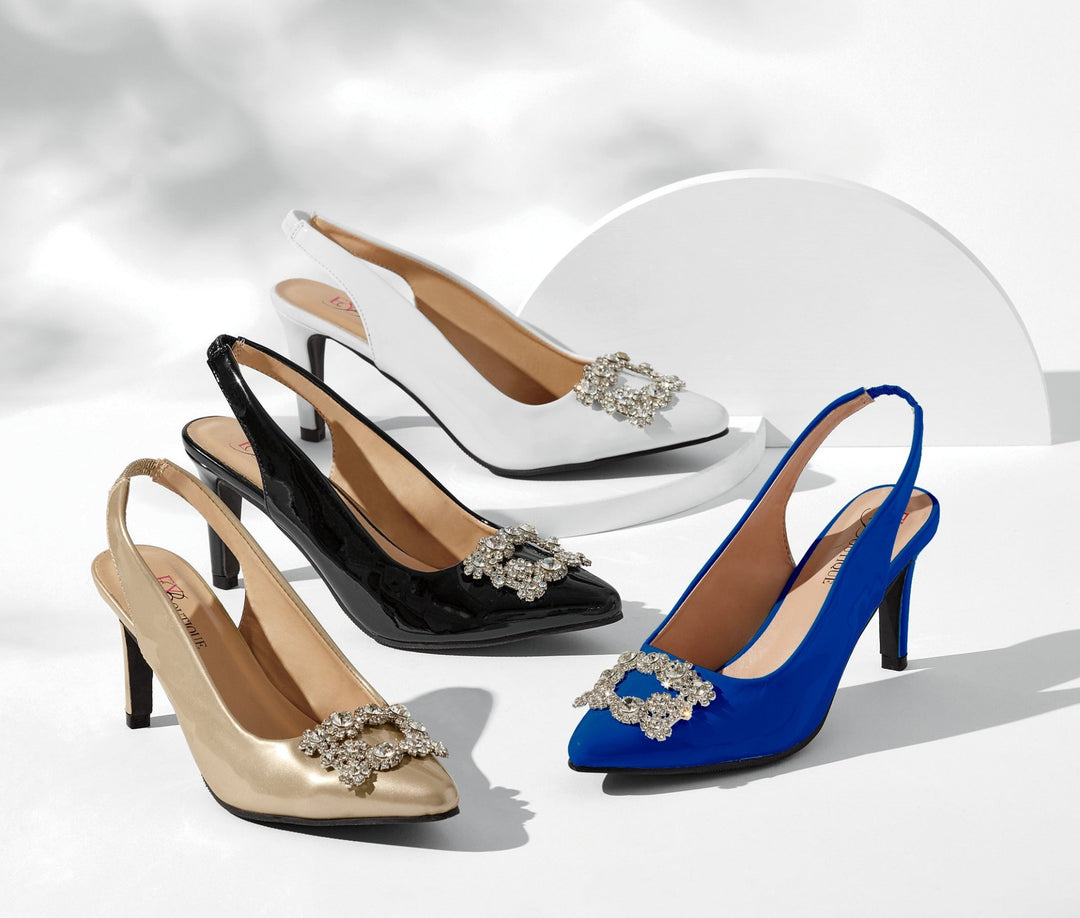 Beautifully Buckled Slingback Sandal by EY Boutique - Especially Yours