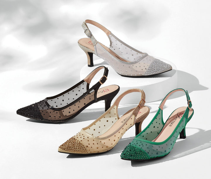 Sheer Beauty Dotted Slingback by EY Boutique - Especially Yours