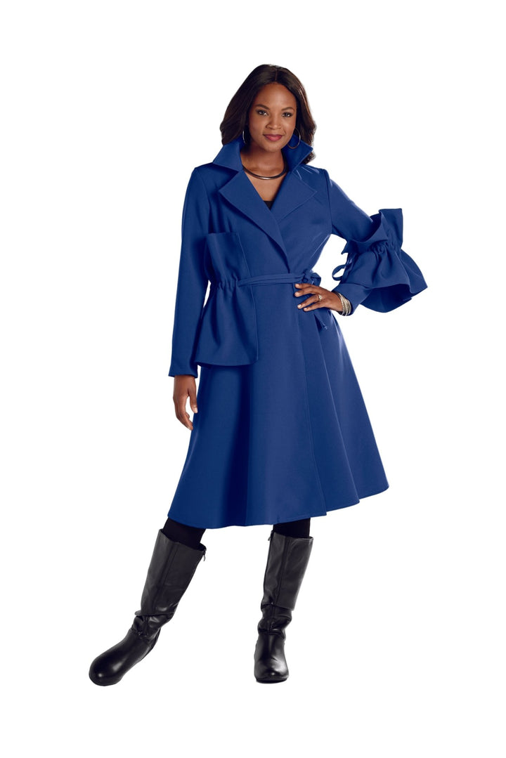 Bold Folds Fashion Right Coat by Studio EY - Especially Yours