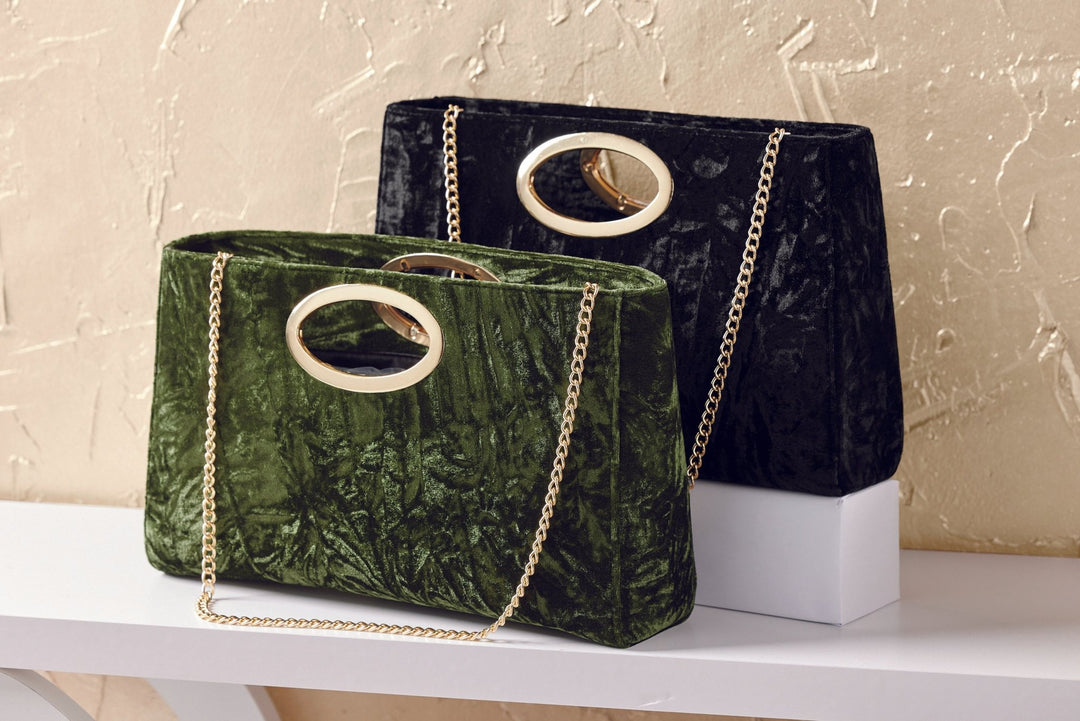 Crushed on Velvet Handbag by EY Boutique - Especially Yours