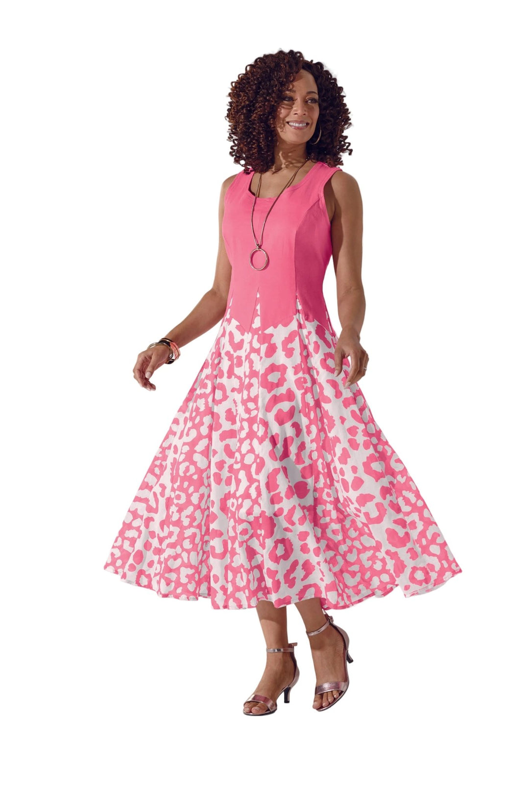 Floral Print Midi Sundress by Studio EY