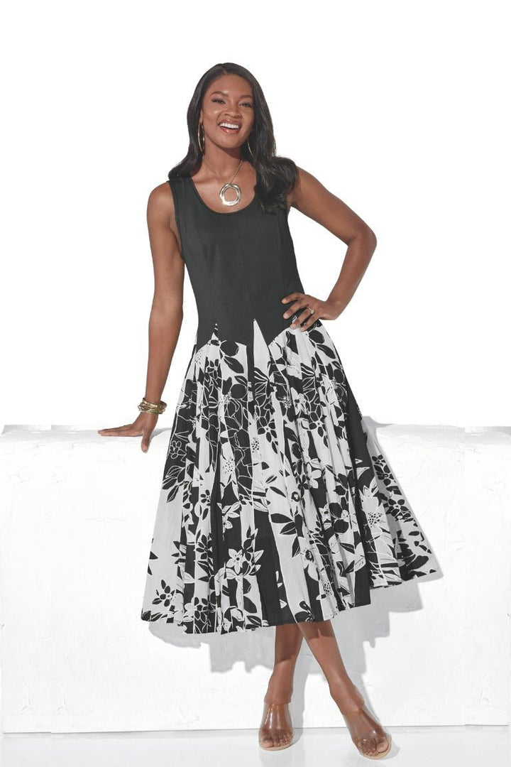 Floral Border Dress by Studio EY - Especially Yours