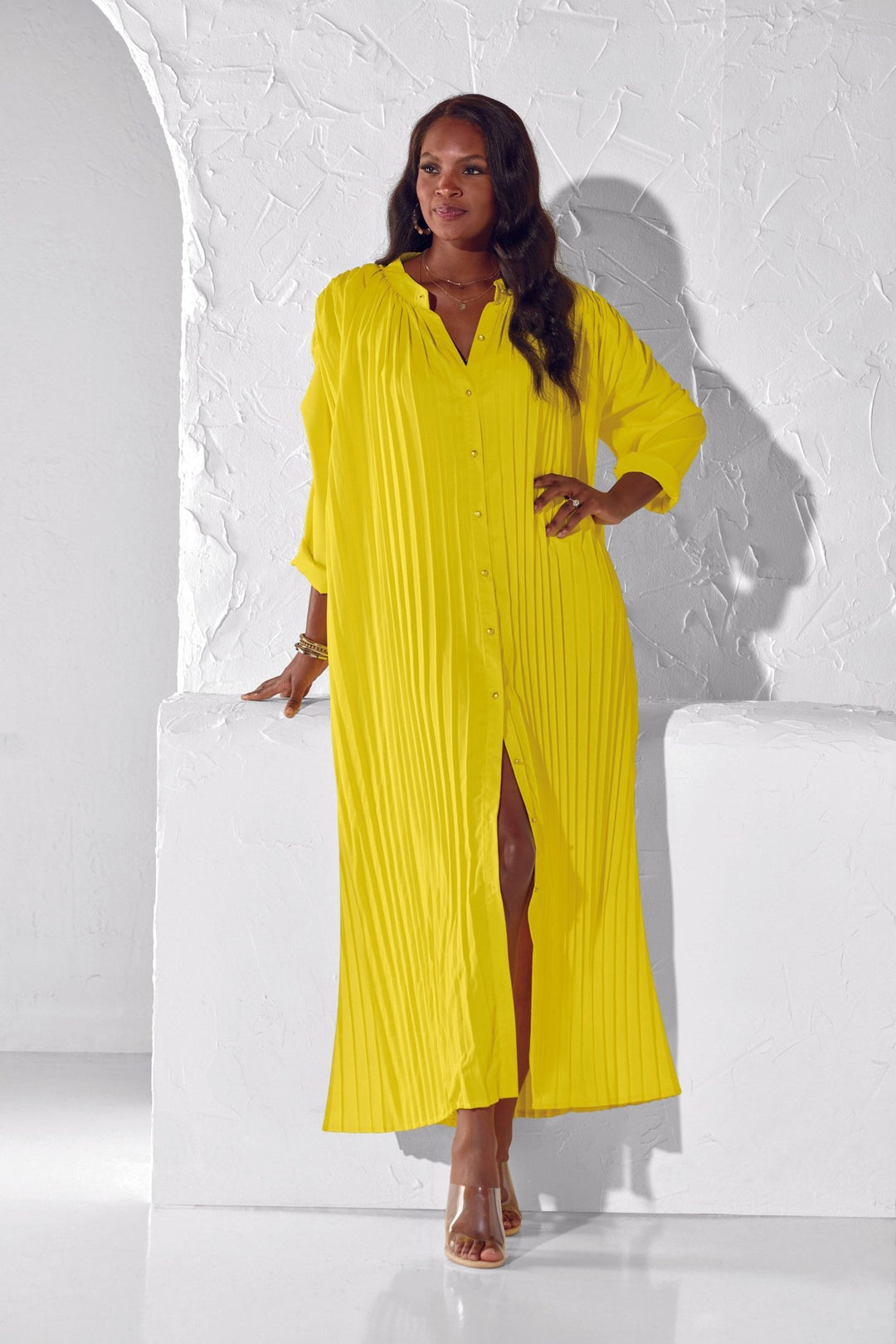 All Buttoned Up Maxi Dress by EY Boutique - Especially Yours