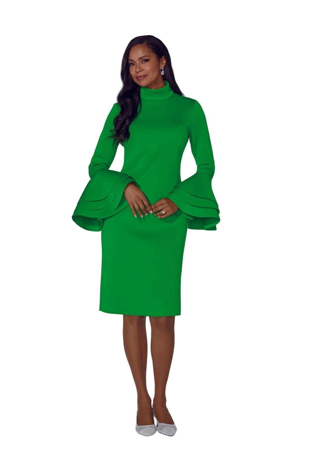 Two-Tone Knit Cape Dress by EY Boutique Two-Tone Knit Cape Dress by EY Boutique