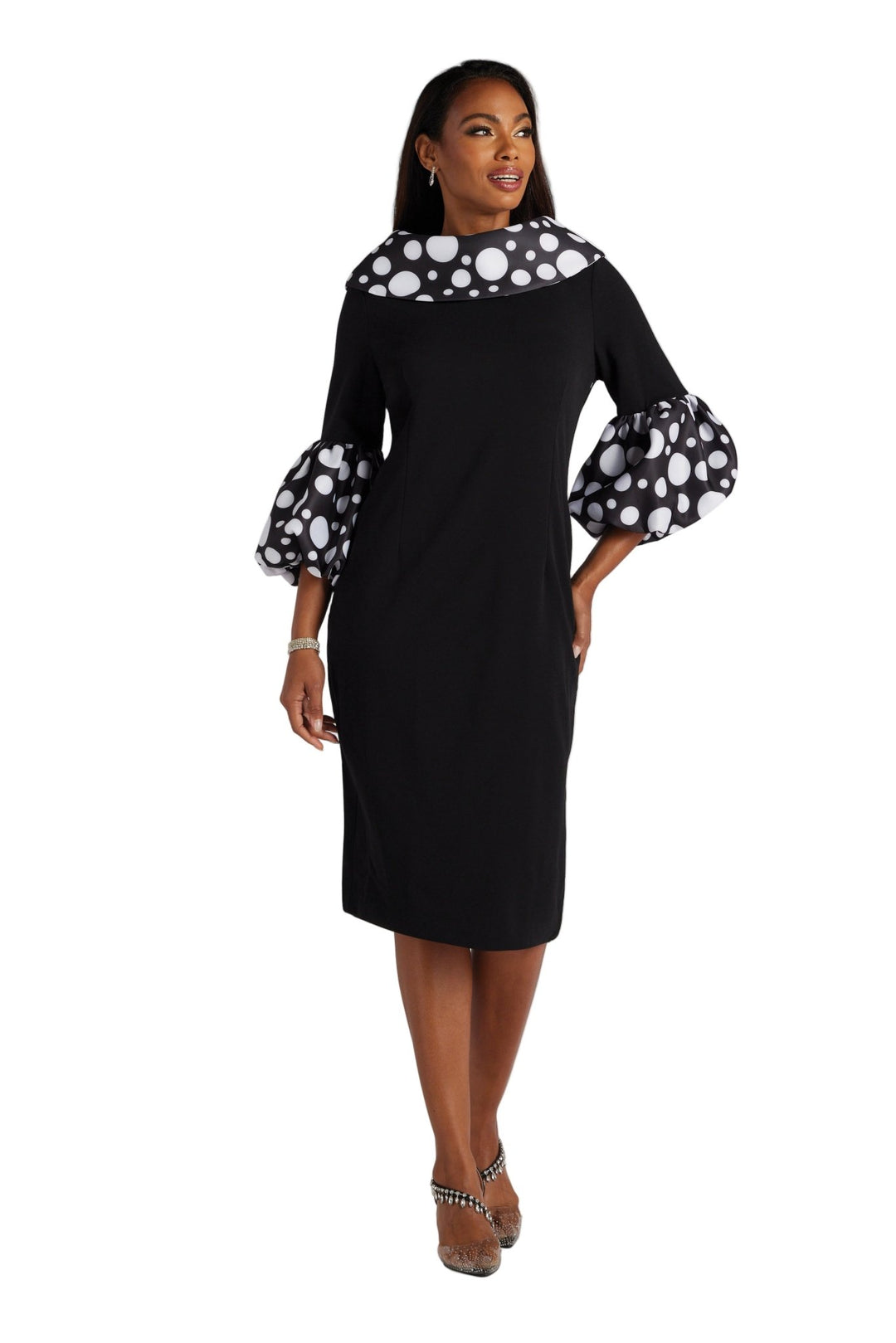 Dramatic Dots Knit Dress by EY Boutique Especially Yours Dramatic Dots Knit Dress by EY Boutique Especially Yours