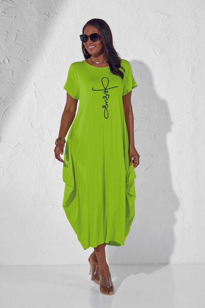 Believe in Jesus Maxi Dress by EY Boutique - Especially Yours