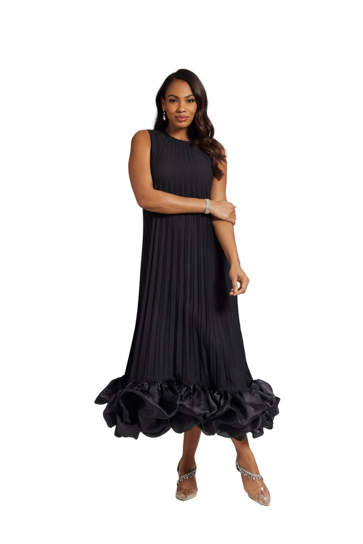 Pleats N Ruffles Maxi Dress - Especially Yours