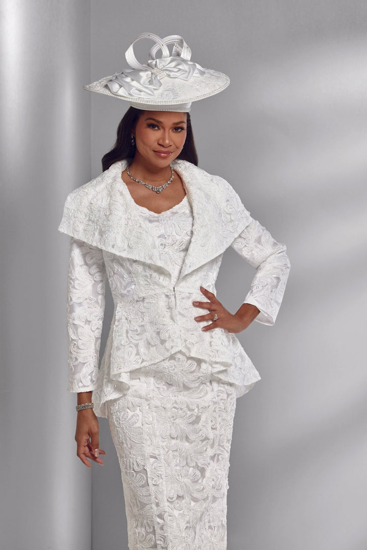 RUFFLED SOUTACHE HI LO SUIT - Especially Yours