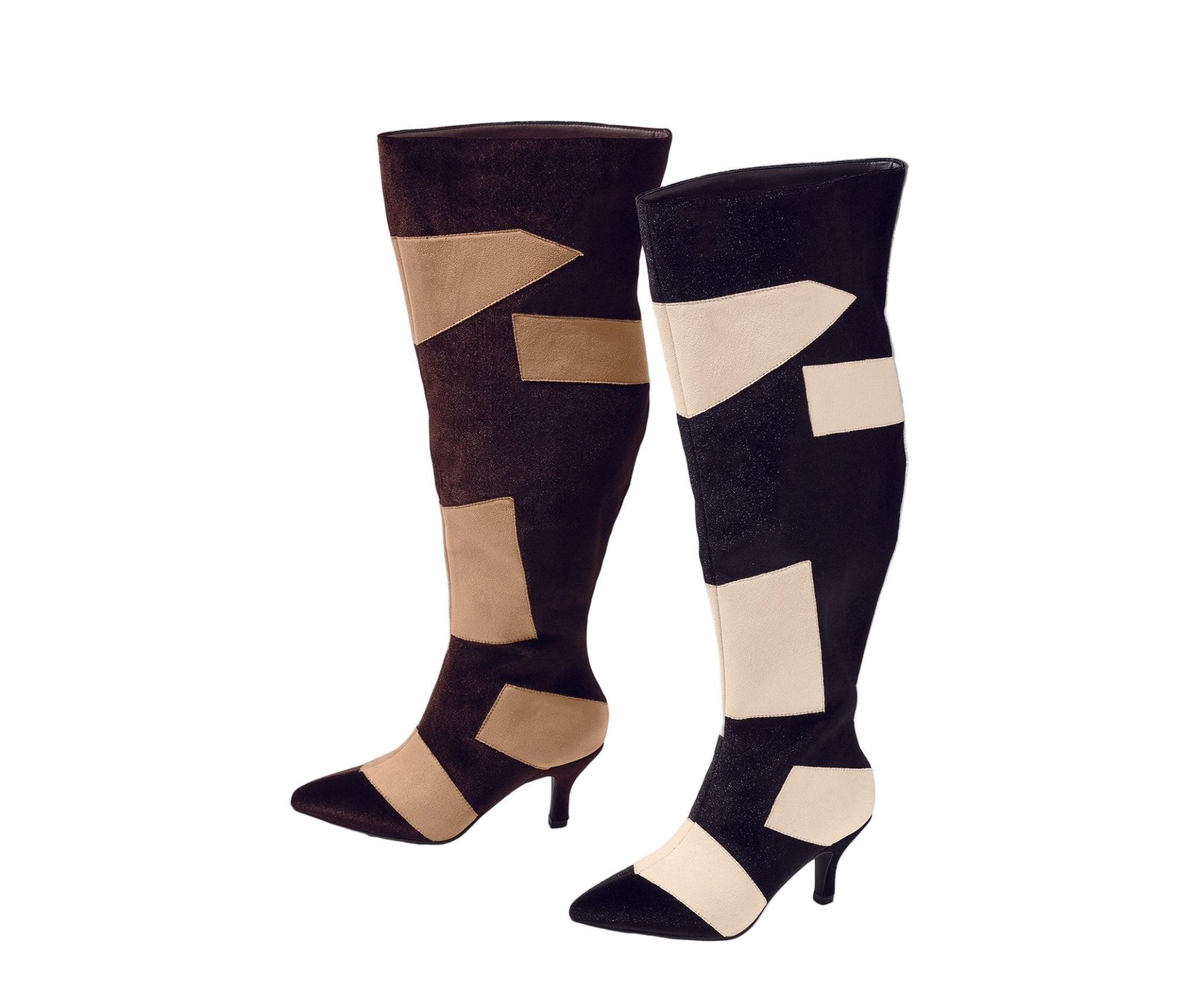 Contrast Colors Boots EY Boutique
