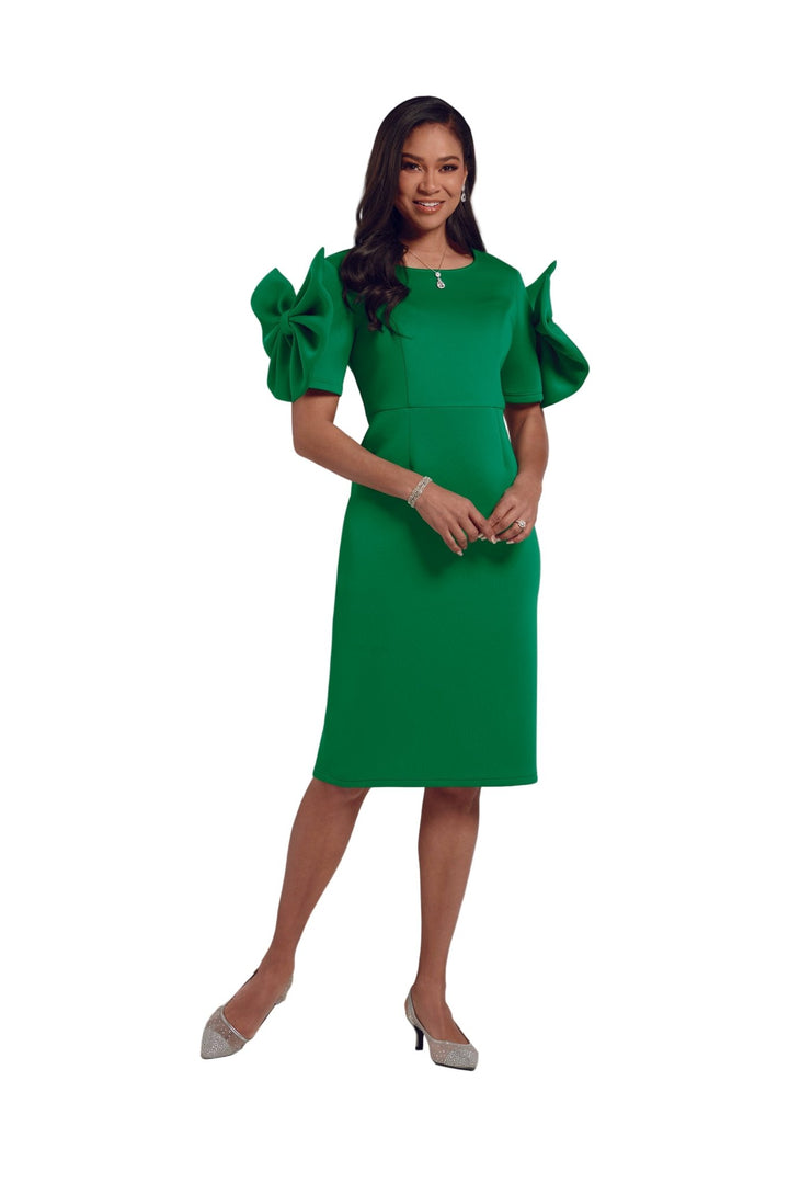 Bows on Your Shoulder Midi Dress by EY Boutique - Especially Yours