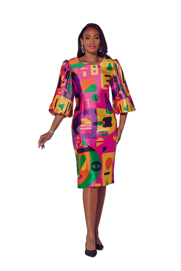 LOVE MODERN ART DRESS MULTI - Especially Yours