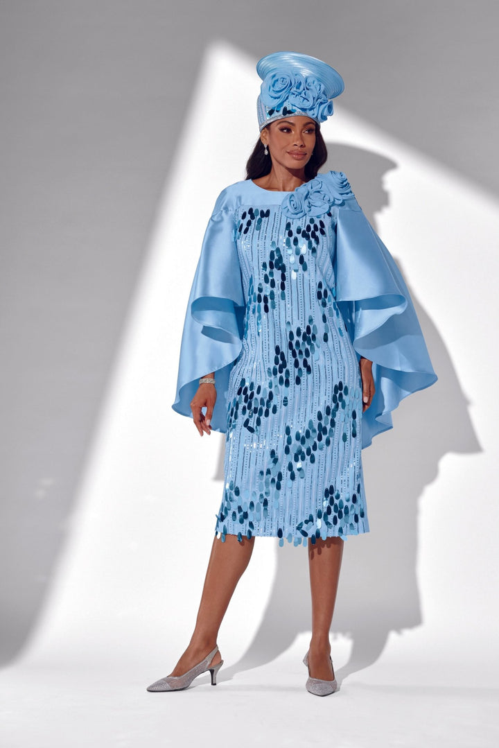 FLUTTER AND FLOWERS CAPE DRESS - Especially Yours