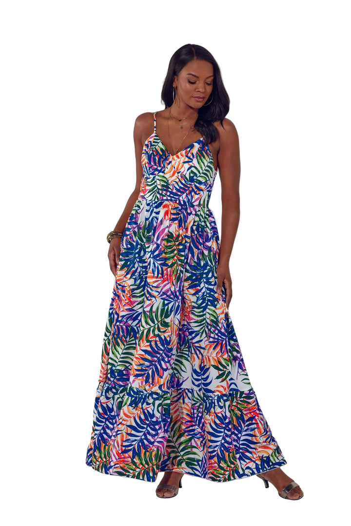 Patterns of Leaves Cami Maxi Dress by Studio EY - Especially Yours